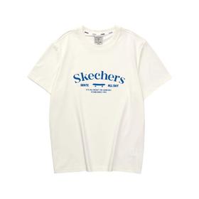 斯凯奇针织短袖T恤衫L223M027/0074棕色