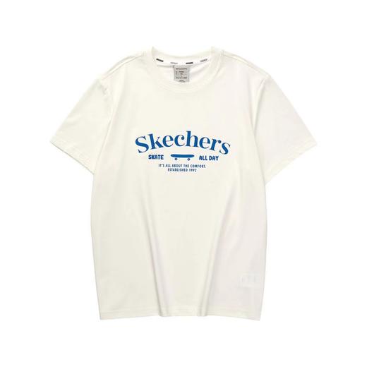 斯凯奇针织短袖T恤衫L223M027/0074棕色 商品图0