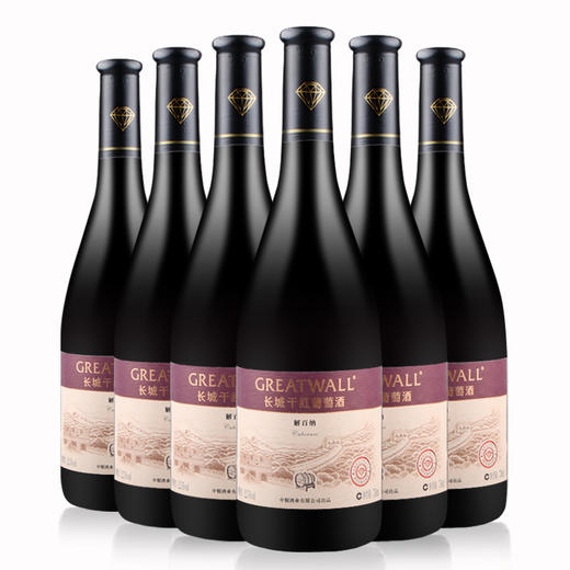 中粮长城钻石橡木桶解百纳干红葡萄酒 商品图2