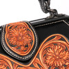 深山集市 黑素雕刻手提包 商品缩略图2