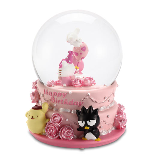 JARLL hello kitty 粉红派对生日水晶球 商品图2