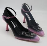 小方头渐变高跟单鞋 商品图0