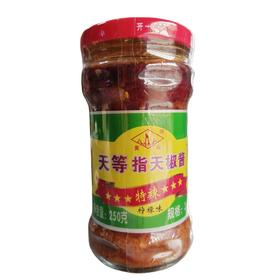 天等特辣指天椒辣椒酱（柠檬味）250g/瓶