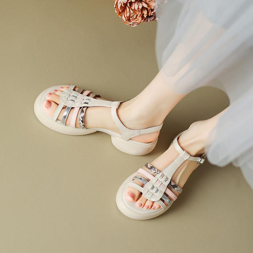 超轻百搭，里外全头层皮舒适简约休闲凉鞋ZYY-A430 商品图14