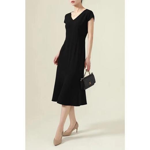 【à perles】三醋酸V领修身鱼尾连衣裙，优雅小女人【3-5个工作日】 商品图3