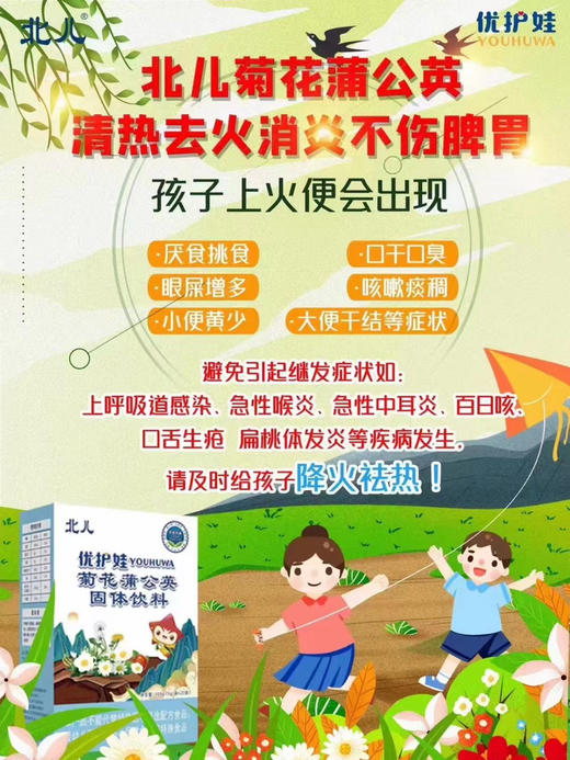 北儿菊花蒲公英一盒98元，第二盒半价，即一组两盒147元 商品图1