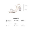 品质好货 | Safiya索菲娅2023新款粗跟一字带凉鞋夏季外穿百搭SF31115722 商品缩略图5