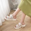 ZHR小香风水钻厚底凉拖鞋女外穿2023新款夏季拖鞋女沙滩鞋女防滑 商品缩略图5