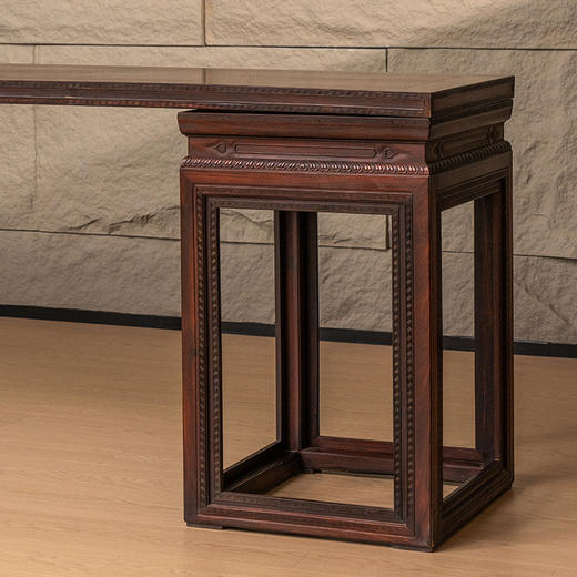 二十世纪 红木回纹架几案 商品图1