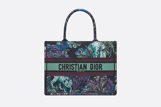 【超惠秒】DIOR 迪奥 女士中号 BOOK TOTE 手袋 印花刺绣 36x27.5x16.5cm  M1296ZRIW / M1296ZEUP 商品图10