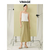 VIMAGE纬漫纪夏季新款时尚气质高腰显瘦舒适半身裙V1906521 商品缩略图1