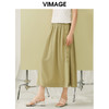 VIMAGE纬漫纪夏季新款时尚气质高腰显瘦舒适半身裙V1906521 商品缩略图2