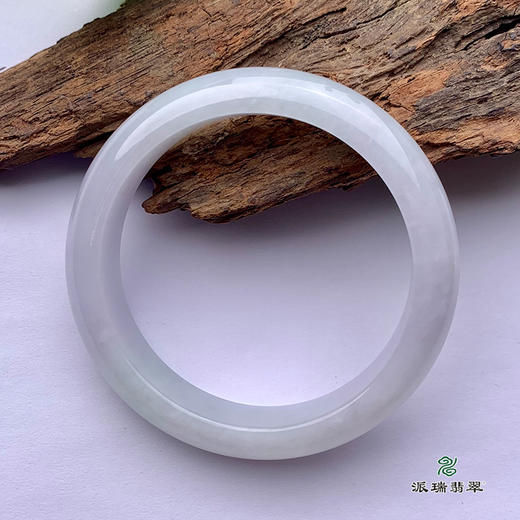 派瑞翡翠 翡翠手镯 糯种 浅紫 商品图1