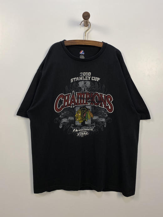Majestic 厚款 NHL 美国国家冰球联盟 斯坦利杯（Stanley Cup） 短袖T恤 _SST(XL) 商品图1