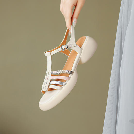 超轻百搭，里外全头层皮舒适简约休闲凉鞋ZYY-A430 商品图10