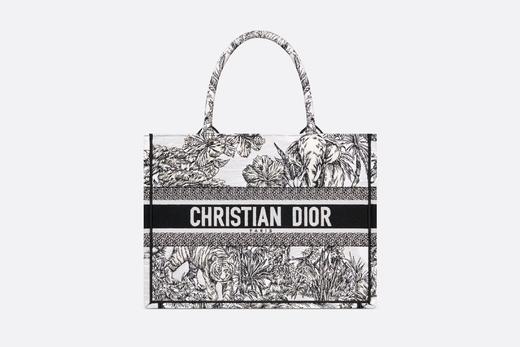 【超惠秒】DIOR 迪奥 女士中号 BOOK TOTE 手袋 印花刺绣 36x27.5x16.5cm  M1296ZRIW / M1296ZEUP 商品图6