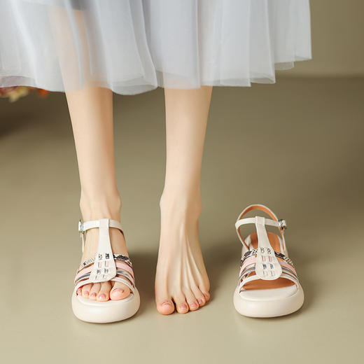 超轻百搭，里外全头层皮舒适简约休闲凉鞋ZYY-A430 商品图11