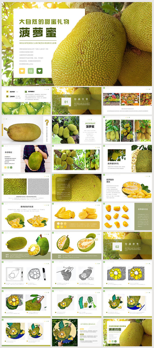 《大自然的甜蜜礼物菠萝蜜》【自动发货：下单后，点击手机短信中收到的链接，即可获取文件下载的链接；如有任何问题，可添加客服微信hm33268获得帮助】 商品图1