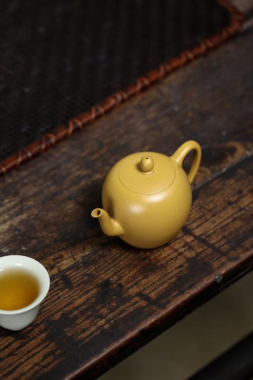 【青山特惠】精品全手工黄金朱泥美人肩紫砂壶 180cc 王文浩（高工） 商品图1