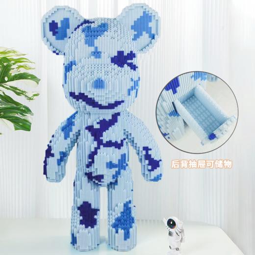 疯抢中！！正版授权 暴力熊60厘米高 立体小颗粒 中国积木孩子拼装玩具 拼图模型 商品图4