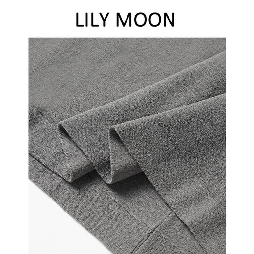 【夏季冰凉舒爽】LILY MOON伊力特冰丝凉感圆领针织衫短袖（现货） 商品图5