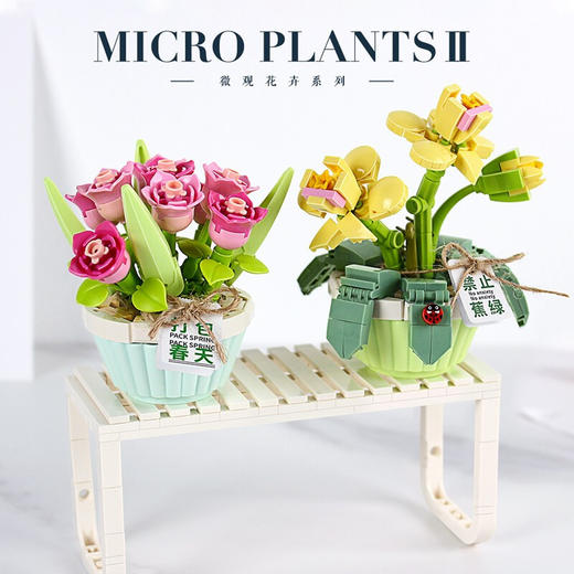 LOZ俐智拼装积木玩具 微观花卉系列 商品图0