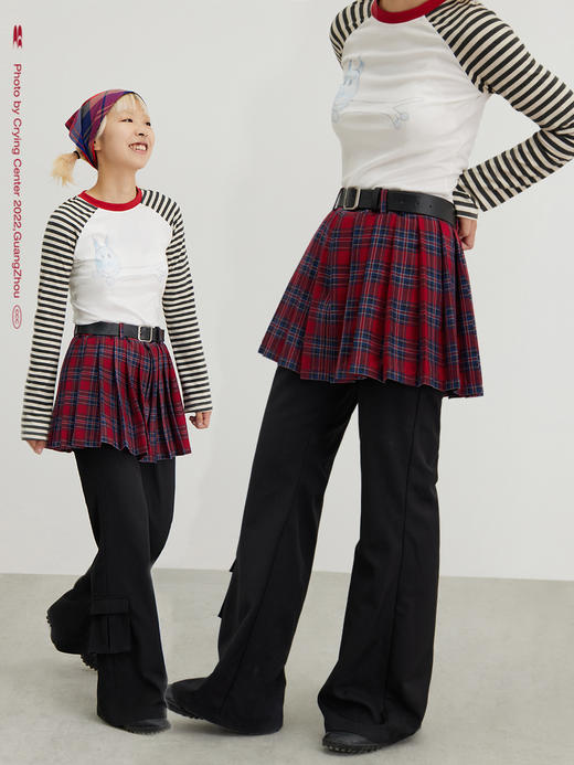 CryingCenter 格子短裙红格子裙裤摇滚朋克 哭喊中心 商品图1