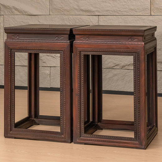 二十世纪 红木回纹架几案 商品图3