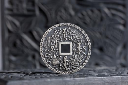 矩德泉坊 纯银手作    受天之佑暗八仙（4.2厘米版）612 商品图4