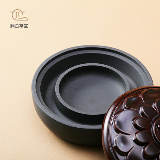 【涧边草堂精制】原创歙石芙蕖砚（礼盒装） 商品图3