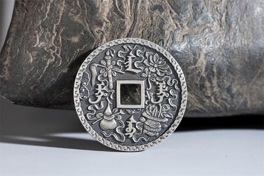 矩德泉坊 纯银手作    吉祥安康暗八仙（4.2厘米版）607 商品图4