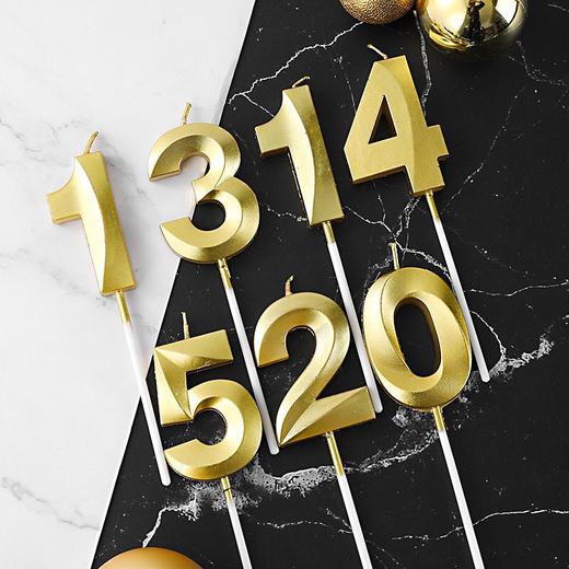 凯旋门立体金色蜡烛 商品图1