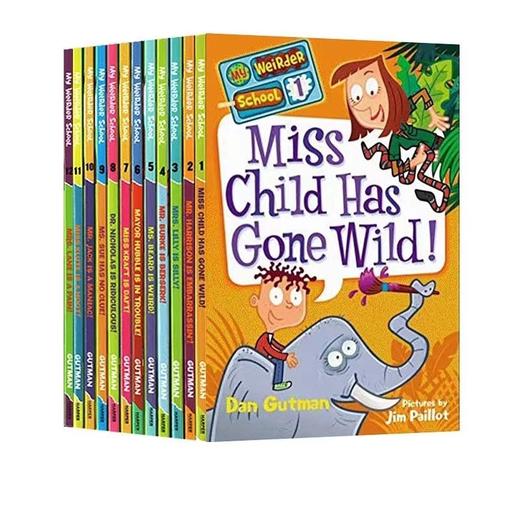 【宝莉爹书单·5-12岁】疯狂学校套装 英文原版 My Weird School  儿童章节桥梁书 校园幽默 【第一季&特别版配音频】 商品图2