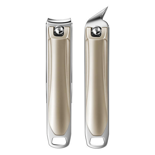「数款可选」阳江帝光指甲刀 居家日用不锈钢指甲剪大号斜口香槟色修剪指甲钳 商品图4