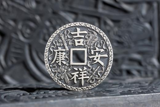 矩德泉坊 纯银手作    吉祥安康暗八仙（4.2厘米版）607 商品图3