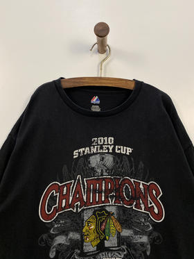 Majestic 厚款 NHL 美国国家冰球联盟 斯坦利杯（Stanley Cup） 短袖T恤 _SST(XL)