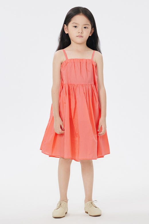 jnby  23年夏款 全棉府绸吊带连衣裙  1N6G12150 商品图0