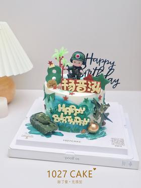 1027CAKE | 特种兵 主题 迷彩 坦克 警察 英雄