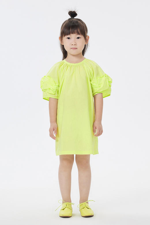 jnby  23年夏款  全棉立体袖笼设计短袖连衣裙  1N6G11480 商品图0