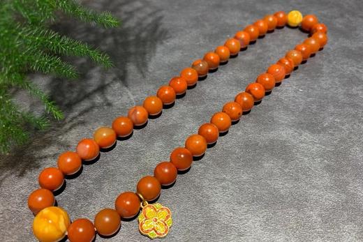 【御珠宫坊】包浆南红珠串 商品图3