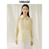 VIMAGE纬漫纪夏季新款宽松舒适薄衬衫女衬衣V1909506 商品缩略图0