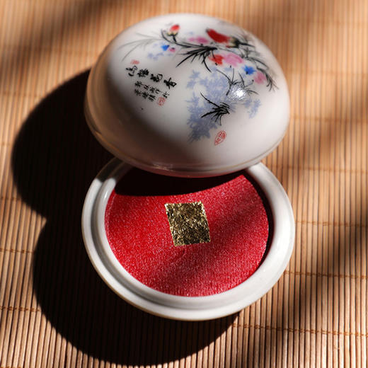 【庆学堂】仿古/朱砂/黄磦/金色印泥 书画专用 篆刻印泥 商品图3