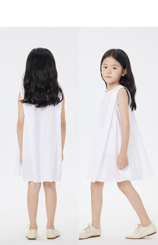 jnby  23年夏款  全棉府绸无袖连衣裙  1N6G11620 商品图7