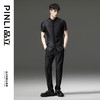PINLI品立夏季新款男装修身纯色商务衬衫休闲短袖衬衣内搭上衣潮B202713318 商品缩略图2