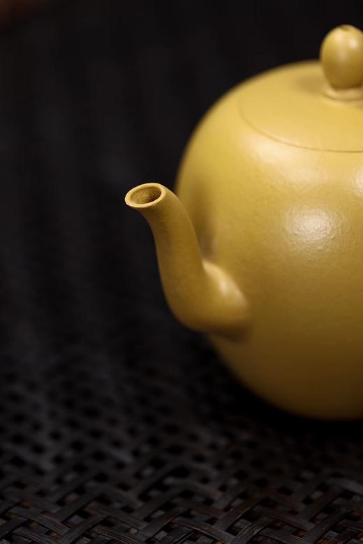 【青山特惠】精品全手工黄金朱泥美人肩紫砂壶 180cc 王文浩（高工） 商品图6