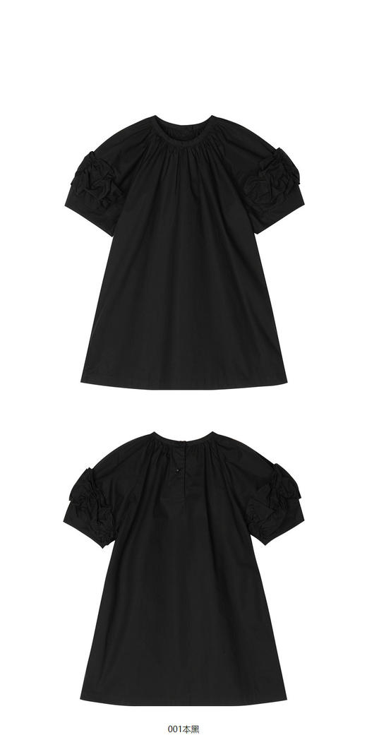 jnby  23年夏款  全棉立体袖笼设计短袖连衣裙  1N6G11480 商品图11