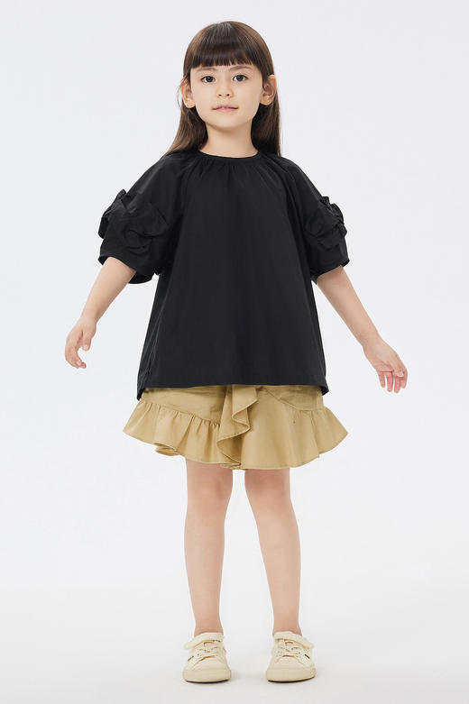 jnby  23年夏款  全棉薄纱裙裤短裤  1N6E13940 商品图0