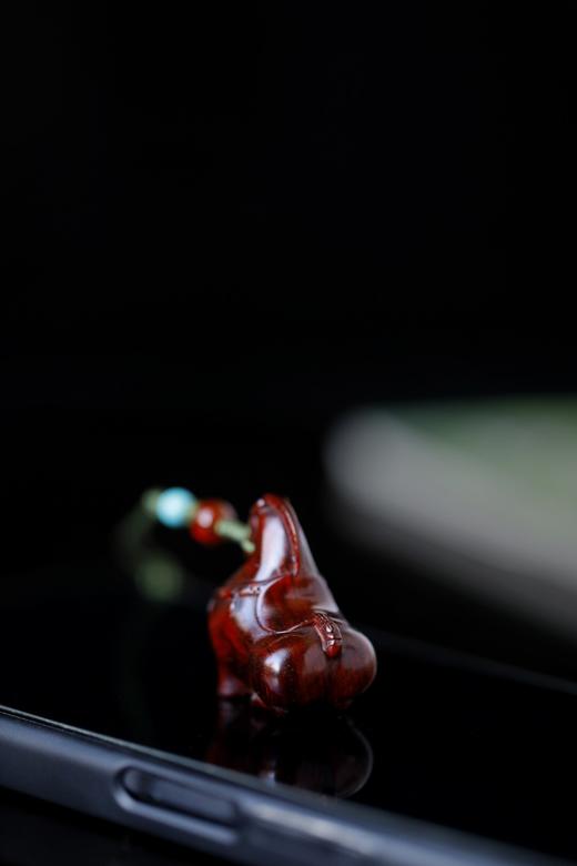 【青山特惠】小叶紫檀 唐马 钥匙扣 手把件 吊坠s24 商品图3