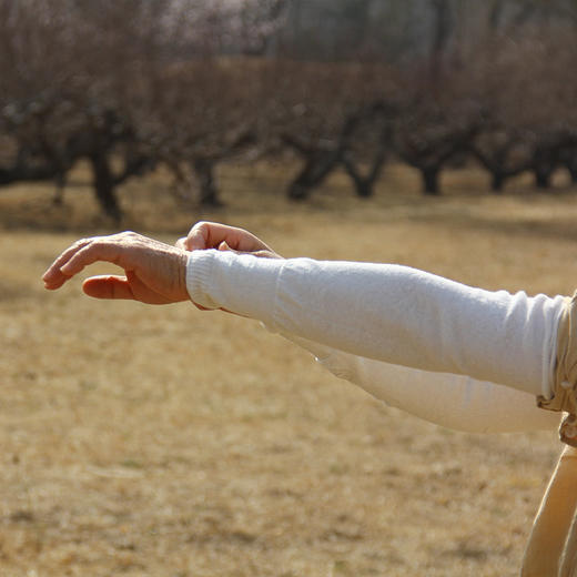 薄如蝉翼，松弛有度，男女可用！麻+汉麻防晒袖/遮阳袖 升级版 UPF等级50+、UPF值94.88 清爽清透 商品图9