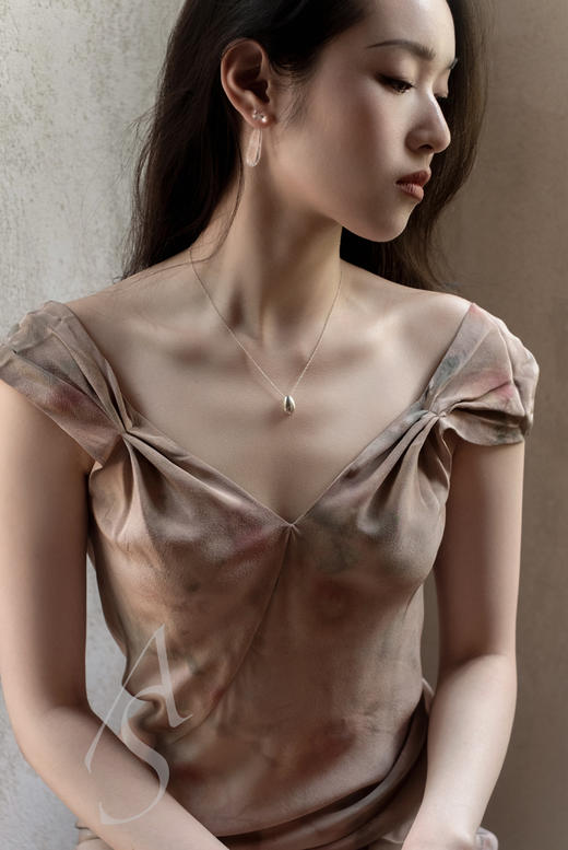 Sophie Buhai   纯银/金色小号蛋型吊坠项链 商品图1